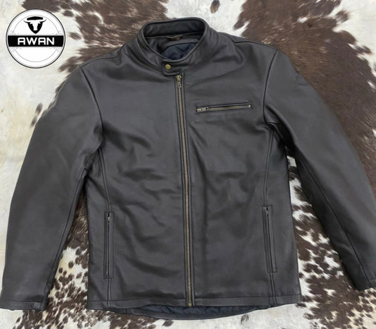 Awan Leather Essential Brown Jacket